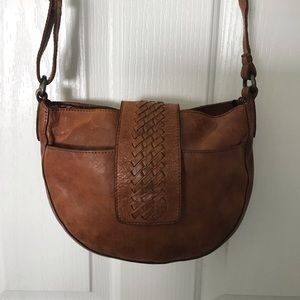 Brown leather purse/crossbody